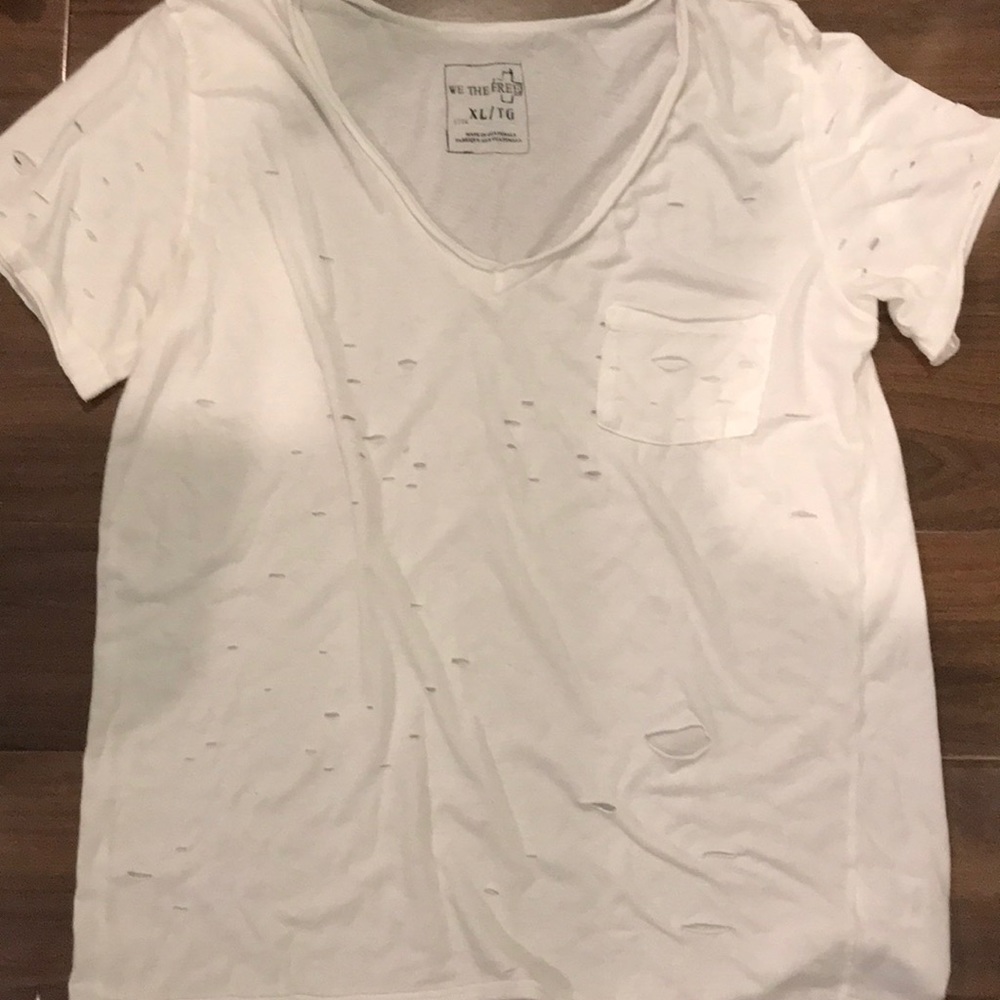 Free People We the Free deconstructed Tee